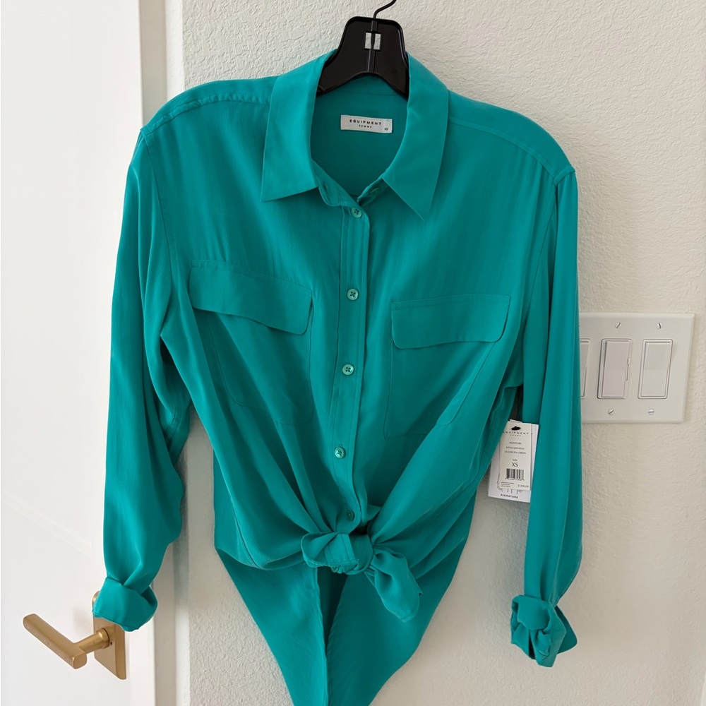 Equipment Silk Button-Down Shirt